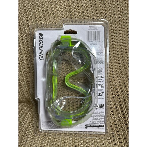 Dolfino Youth Swim Mask 6+ South Pacific Superior Visibility Impact Resistant - Picture 2 of 5